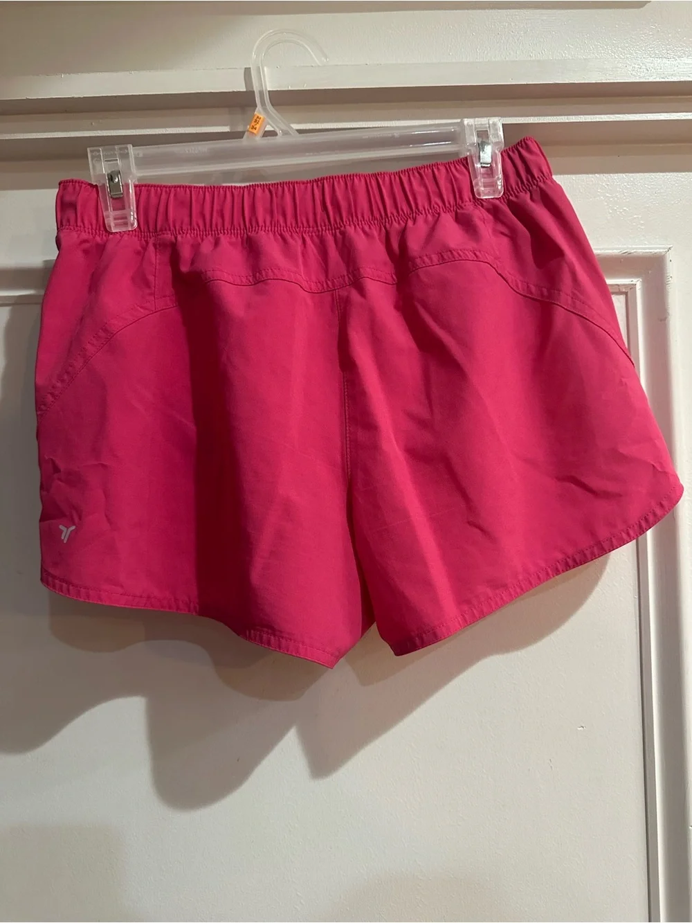 Old Navy Hot Pink Athletic Shorts with Elastic Waistband